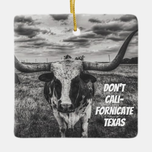 Dont Cali_Fornicate Texas Tree Ornament