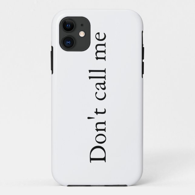 Don't call me - iPhone case (Back)