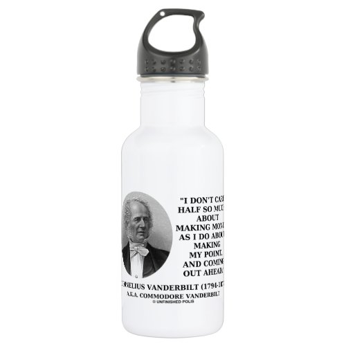Dont Care Half So Much Making Money Making Point Stainless Steel Water Bottle