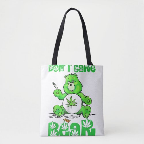 dont care weed bear premium  tote bag