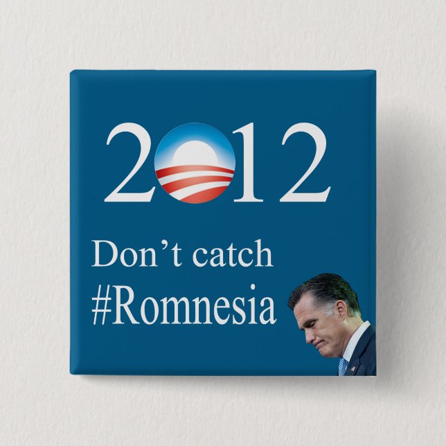 Don't Catch #Romnesia Button (Front)