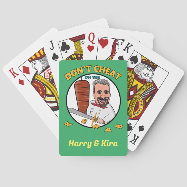 Don't Cheat on the Kebab Poker Cards (Back)