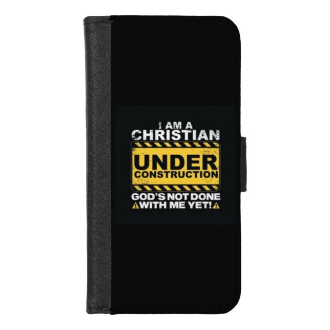 don't come near iPhone wallet case (Front)