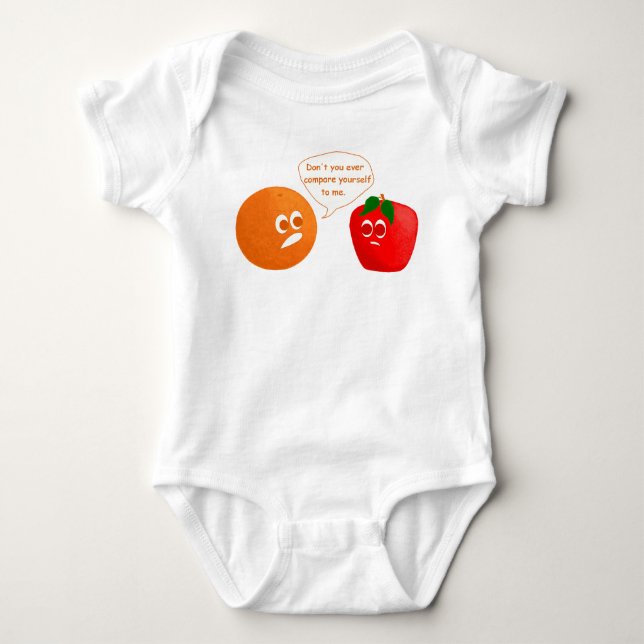 Don't compare apples to oranges T-Shirt (Front)