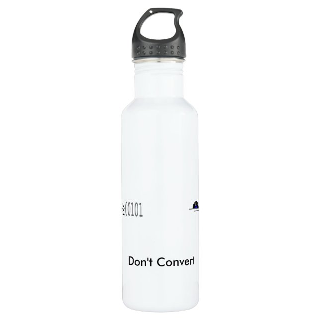 Dont Convert Stainless Steel Water Bottle (Front)
