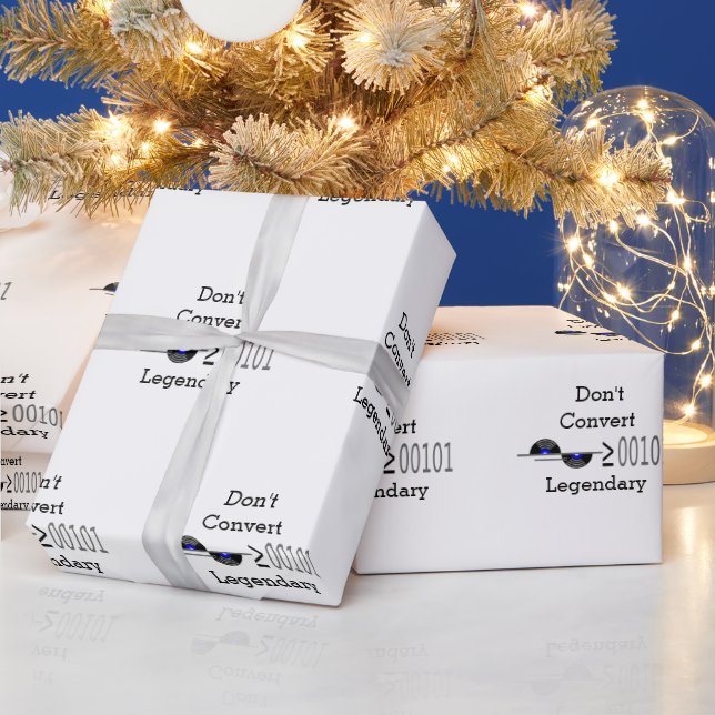 Dont Convert Wrapping Paper (Holidays)