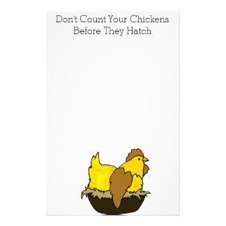 Chicken Or The Egg Stationery | Zazzle