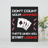 Don't Count Your Win That's When You Start Losing (Standing Front)