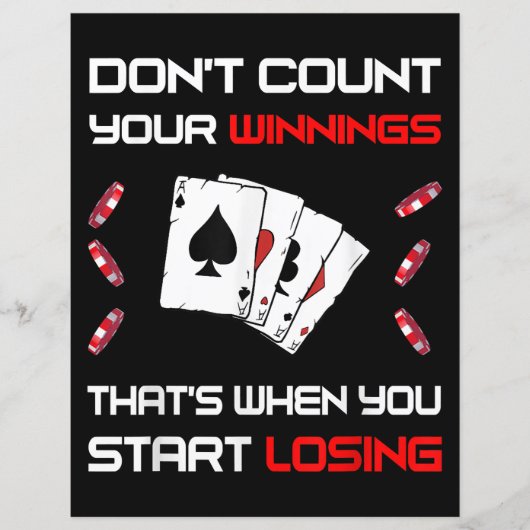Don't Count Your Win That's When You Start Losing (Front)