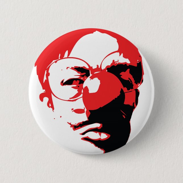 Don't Cross The Clown. Button (Front)