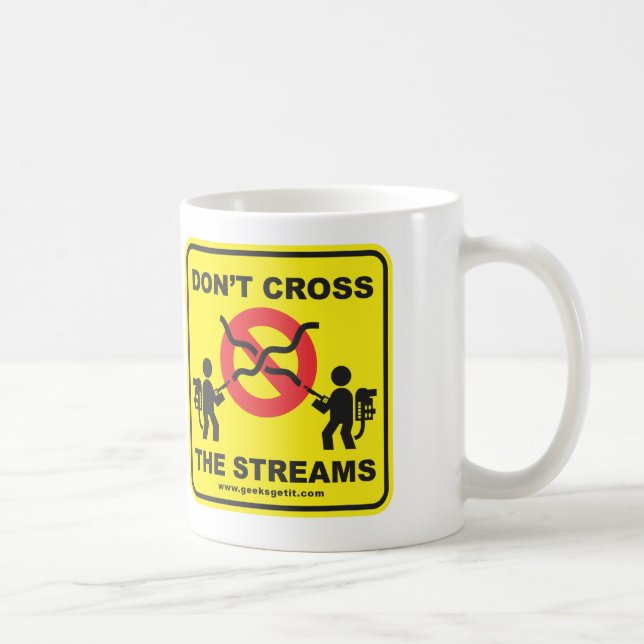 Don't Cross the Streams Coffee Mug (Right)