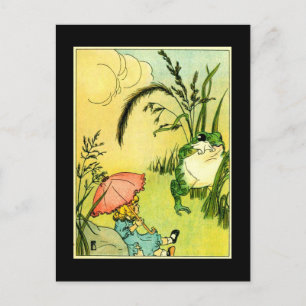 Don't Cry Frog Postcard