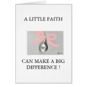 DON'T CRY. HAVE FAITH -  CARD (Front)