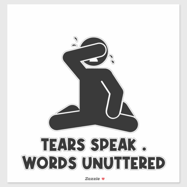 don't cry sticker (Sheet)