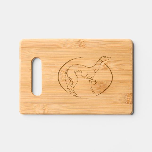 Don't cut your paws engraved cutting board (Front)