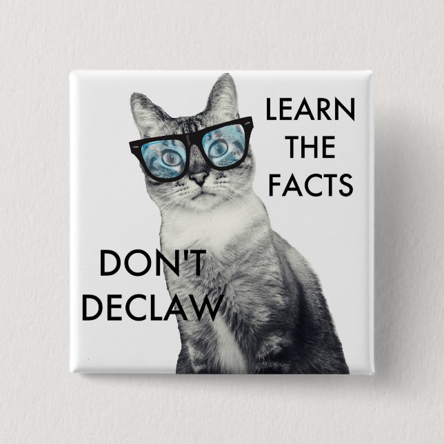 Don't Declaw Button (Front)