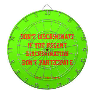 Don't discriminate dart board