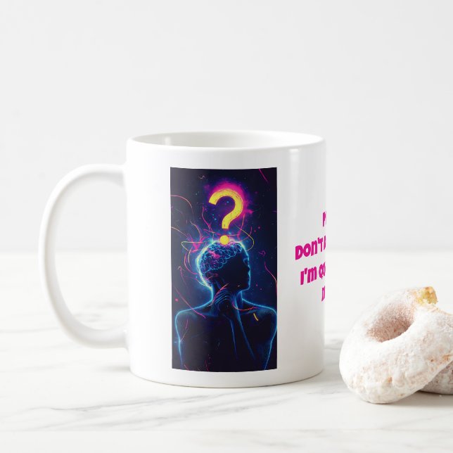 Don't Disturb Me Funny Mug (With Donut)