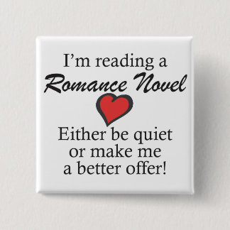 "Don't disturb me, I'm reading" button. Button