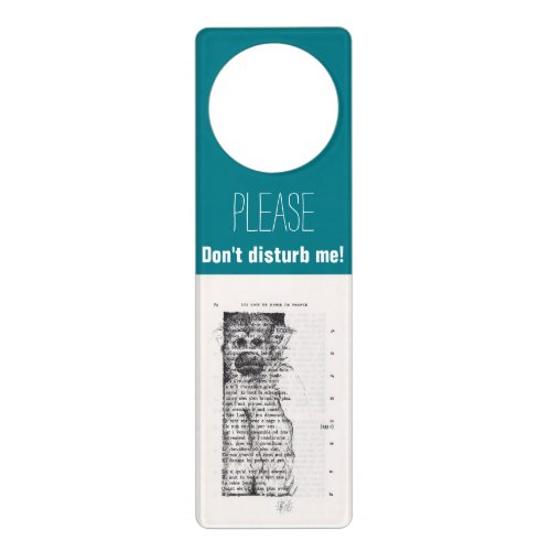 Dont disturb me Monkey Year Zodiac Door Hanger