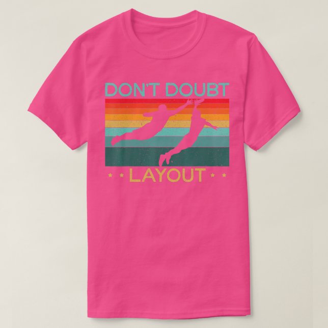 Dont Doubt Layout Ultimate Frisbee Flying Disc Spo T-Shirt (Design Front)