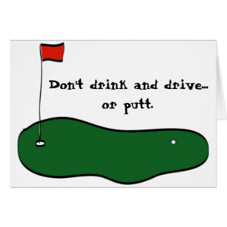 Don't Drink and Drive Cards