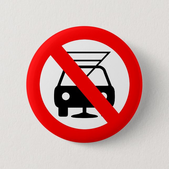 Dont drink and drive pinback button (Front)