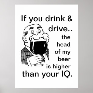 Don't Drink and Drive Poster