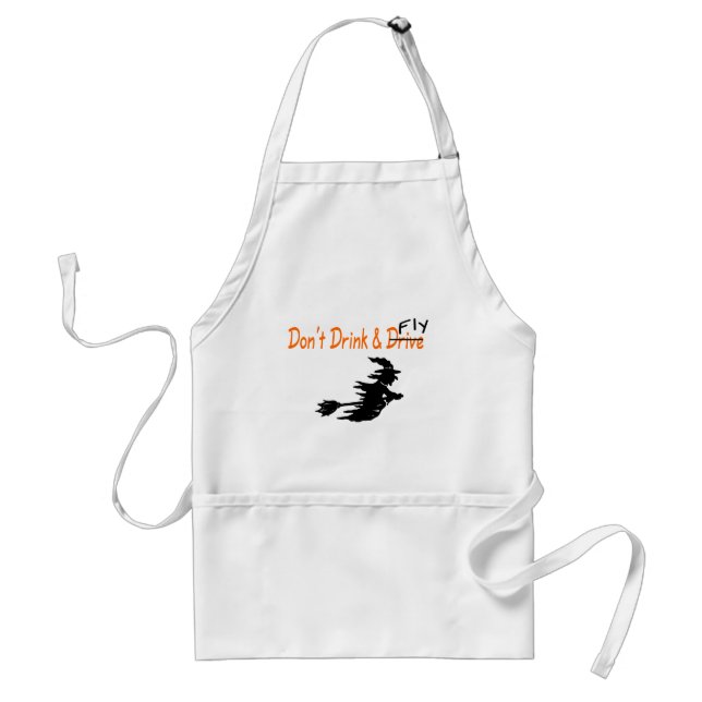 Dont Drink and Fly Adult Apron (Front)