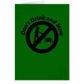 Don't Drink and Mow (Front)