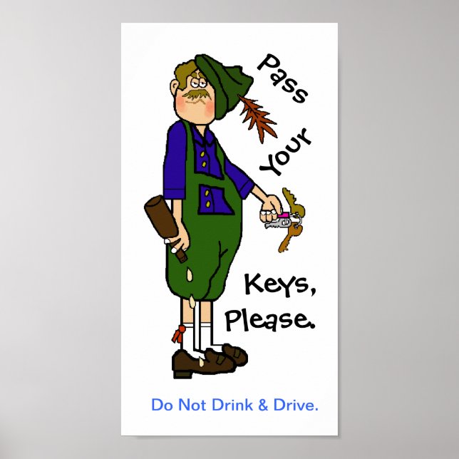 Don't Drink & Drive Oktoberfest Poster - Pass Keys (Front)