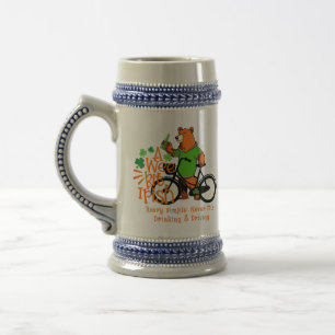 Don't Drink & Drive St. Patrick's Day Irish Bear Beer Stein