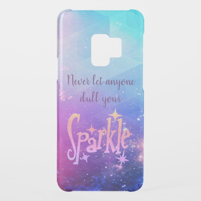 Don't Dull Your Sparkle Cosmic Stars Uncommon Samsung Galaxy Case (Back)