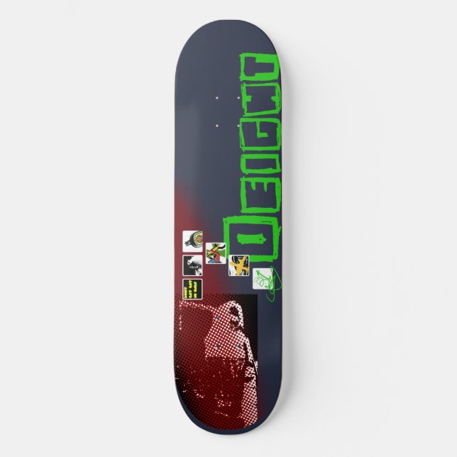 Don't Eat Cat in Half Skateboard Deck (Front)