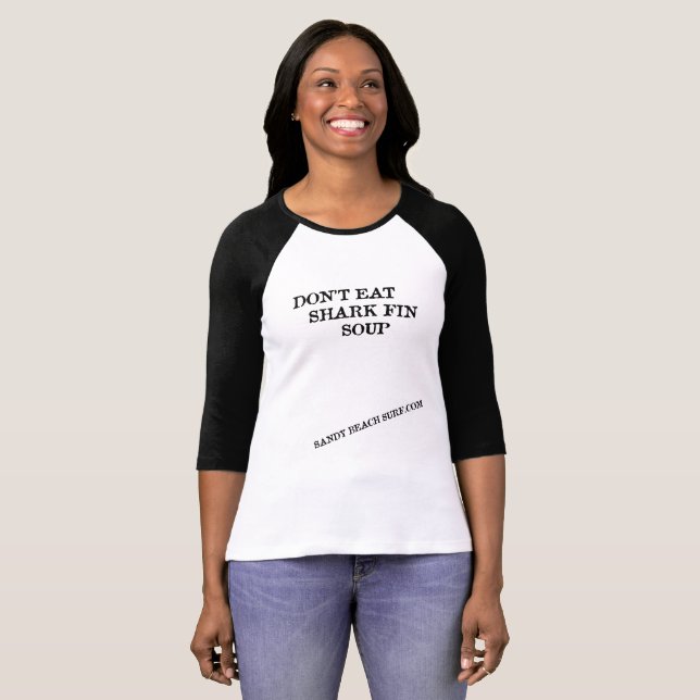 Don't Eat Sharks T-Shirt (Front Full)