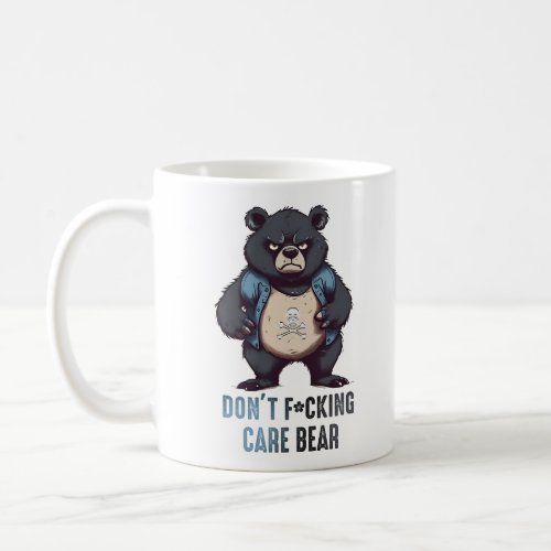 Dont Fcking Care Bear Coffee Mug