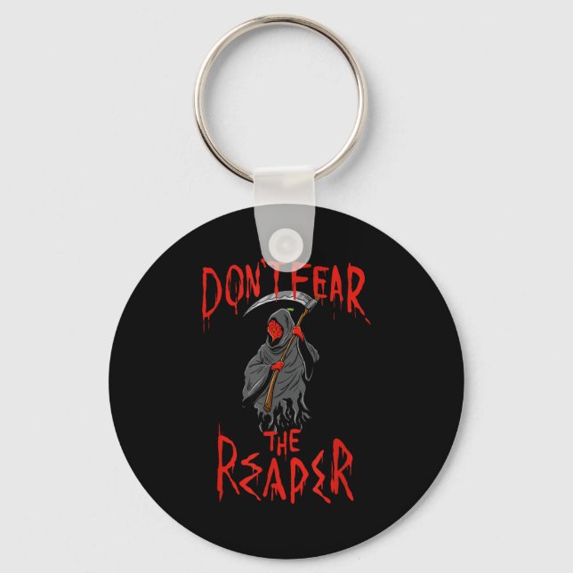 Dont Fear The Carolina Reaper Design  Keychain (Front)