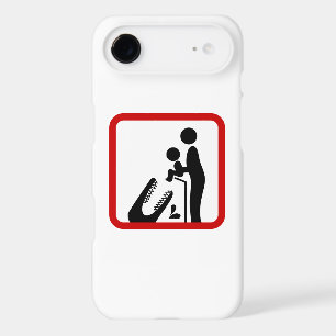 Don't Feed Baby To The Crocodile Zoo Sign iPhone 17 Air Case