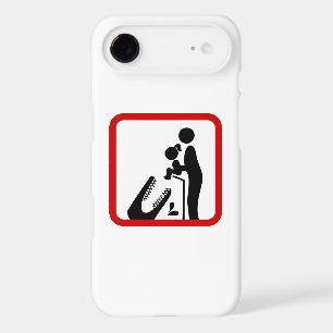 Don't Feed Daughter To The Crocodile Zoo Sign iPhone 17 Air Case