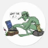 Don't Feed The Trolls Sticker for Sale by Mark-Ewbie