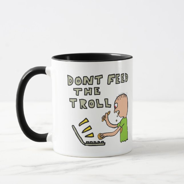 Don't Feed The Troll Mug (Left)