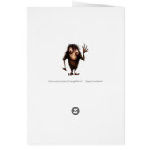 Don't Feed the Trolls! - Funny Troll Illustration Cards (Back)
