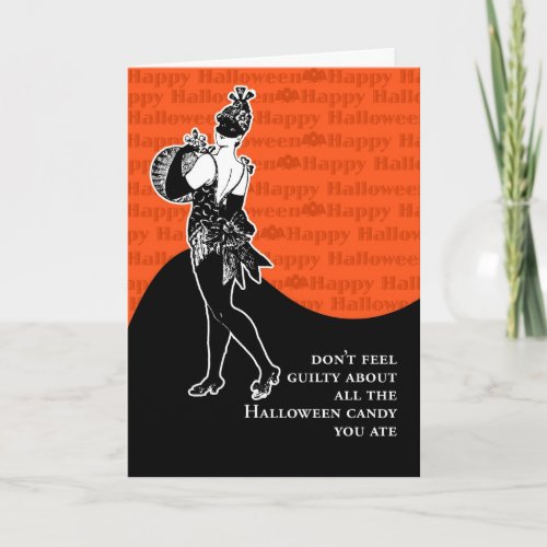 Dont Feel Guilty About Halloween Candy Card