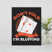 Dont Fold Im Bluffing Ace Deuce Funny Casino Poker (Standing Front)