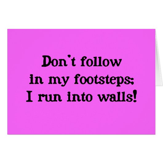 Don't follow cards (Front Horizontal)