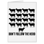 Don't Follow the Herd of Sheep - Be Yourself (Front)