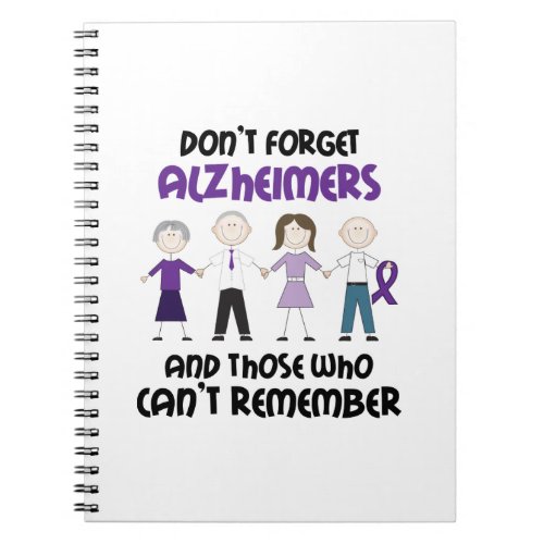 Dont Forget Alzheimers Notebook