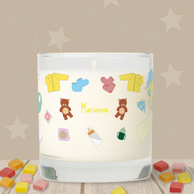 Don't Forget Baby Stuff Scented Jar Candle (Baby Stuff Candle)