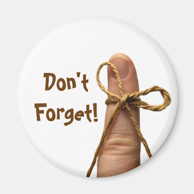 don't forget magnet (Front)