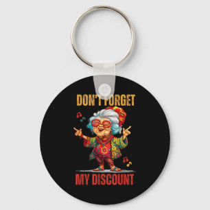 Don't Forget My Funny Old People Senior Keychain